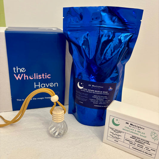 Father’s Day Gift Set – Relax & Recharge Essentials for Him - Muscle soak, soap & car air freshener - made with natural ingredients & 100% essential oils - For the dad who deserves a moment (or three) of peace.