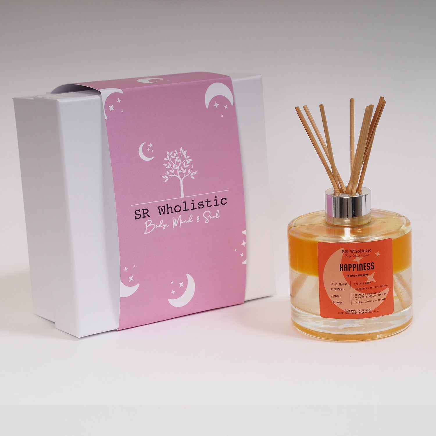 SRW Aromatherapy Reed Diffusers - Happiness