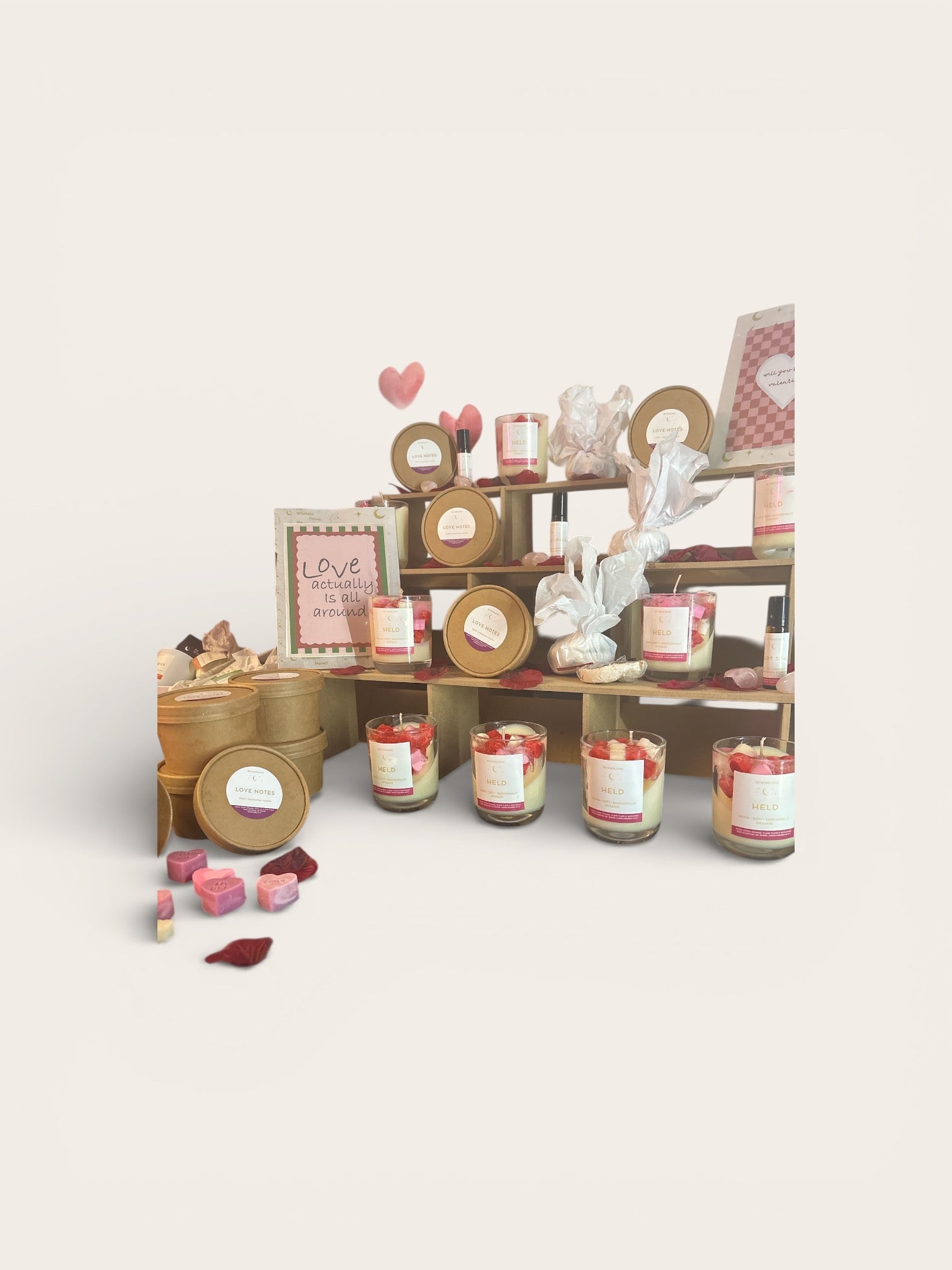 VALETINES COLLECTION - CANDLES, BATH BOMBS, GIFT SETS, ROLLERBALL BLEND FOR HIM AND HER