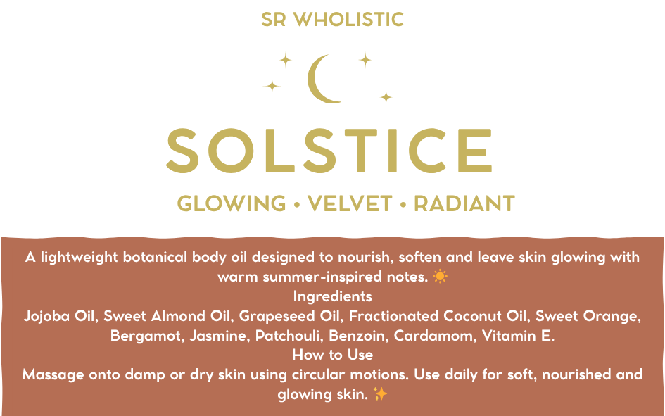 "Solstice" botanical body oil 250ml