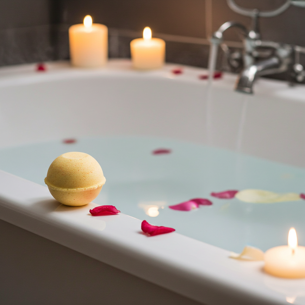 "Good Vibes" Aromatherapy Bath Bomb