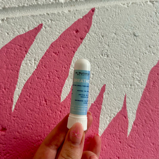 BREATHE NASAL INHALER - RESPIRATORY CARE - PEPPERMINT, EUCALYPTUS & LEMON - GREAT FOR ALLERGY SEASON