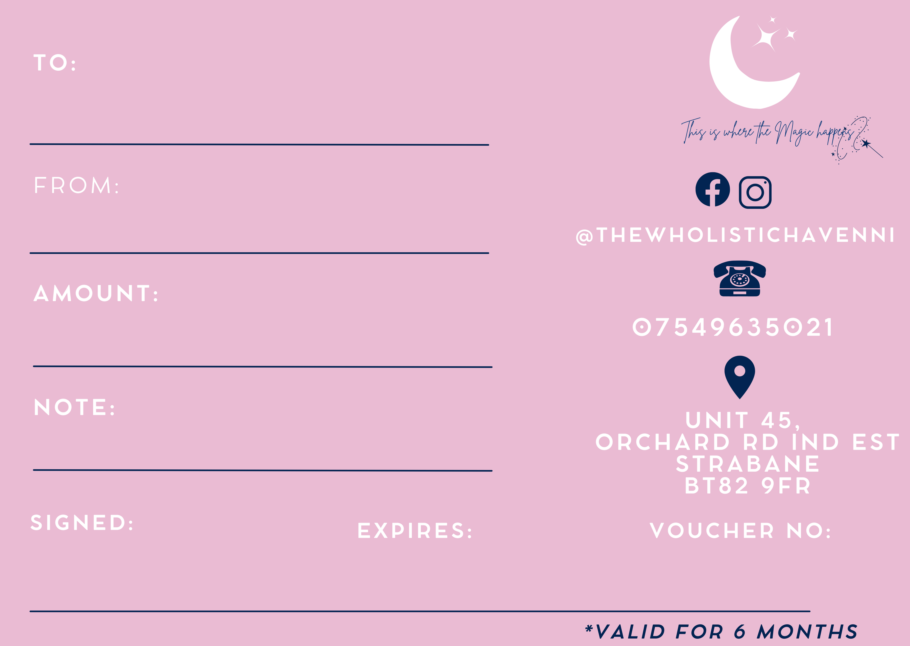 The Wholistic Haven Digital Gift Card