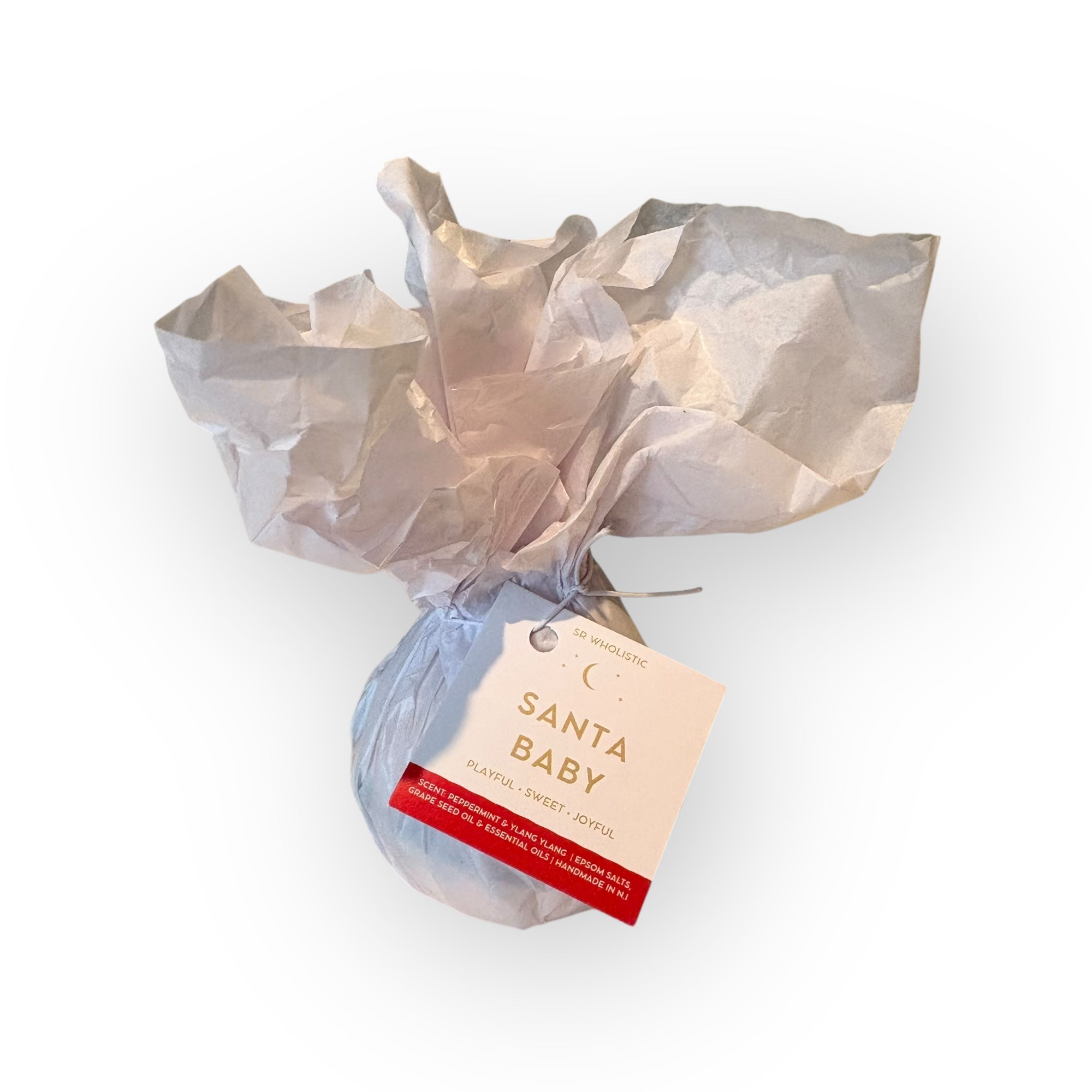 "Santa Baby" Aromatherapy Bath Bomb