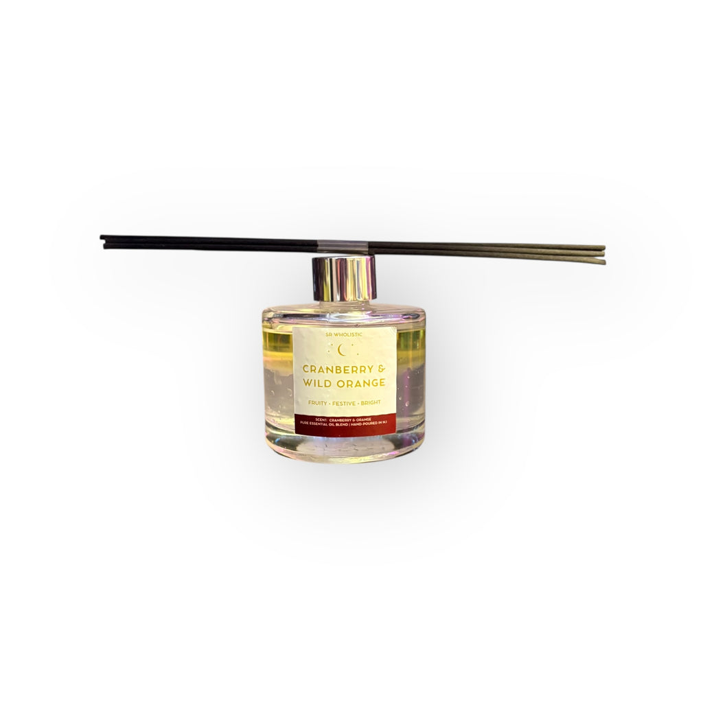 Cranberry & Wild Orange Candle & Reed Diffuser Set – Cranberry & Wild Orange