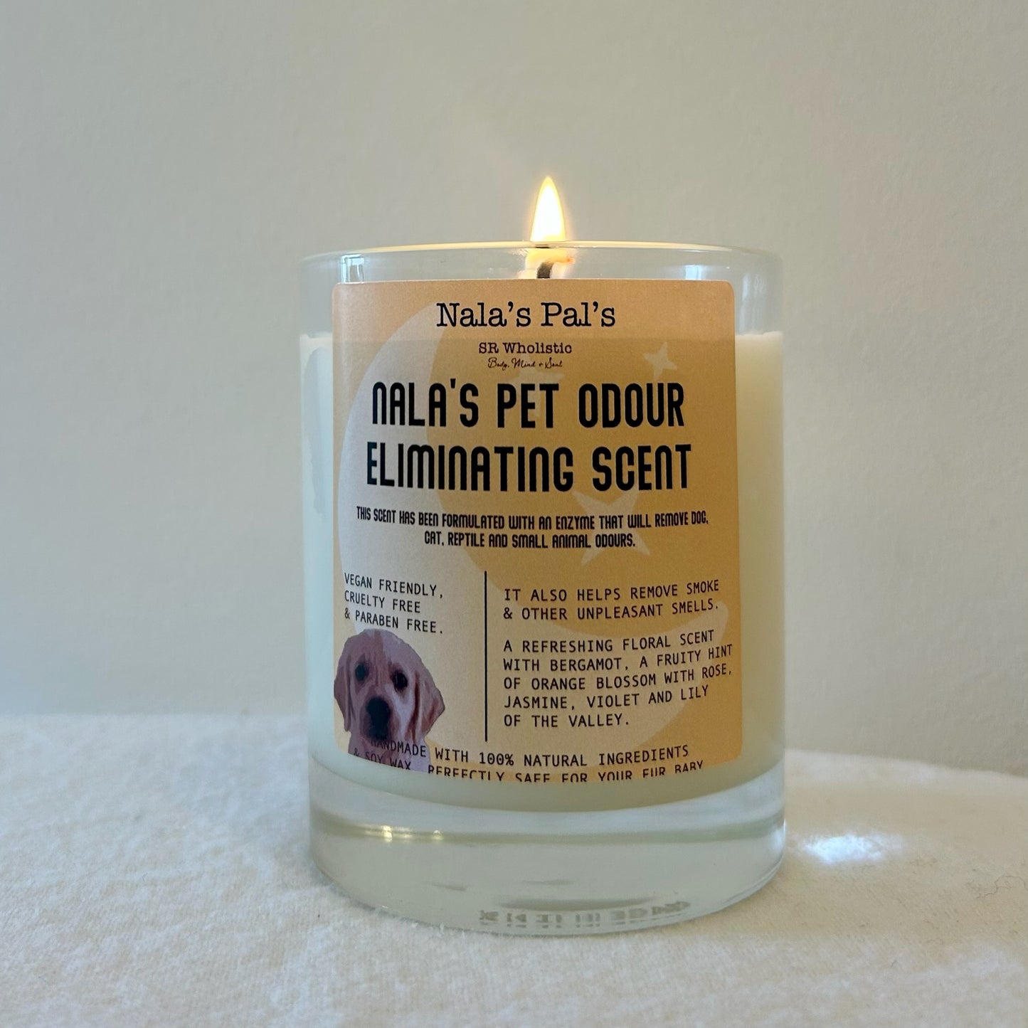 Bergamot • Orange Blossom • Rose • Jasmine • Lily of the Valley
Pet-safe | Natural | Gentle | Hand-poured