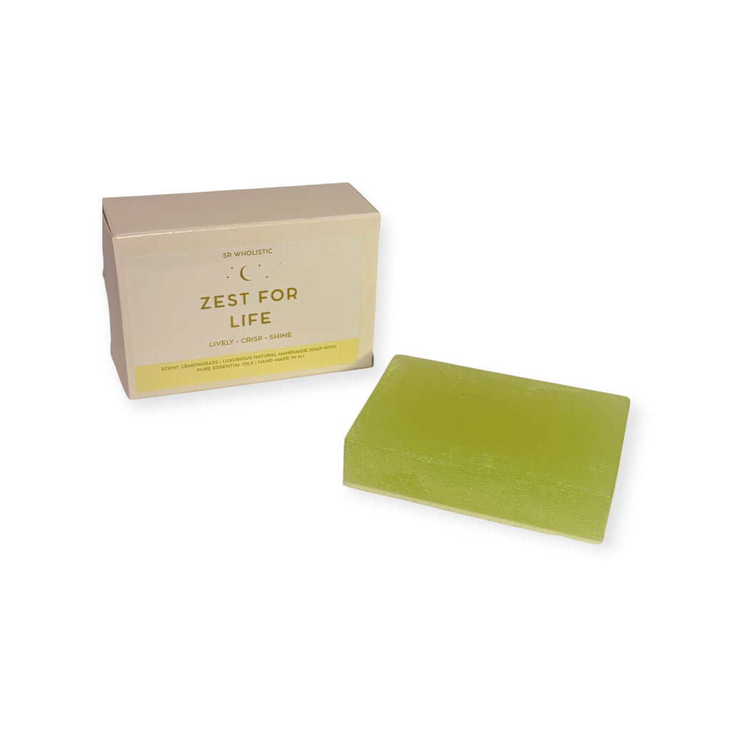 Zest for Life Aromatherapy Soap Bar – Lemongrass