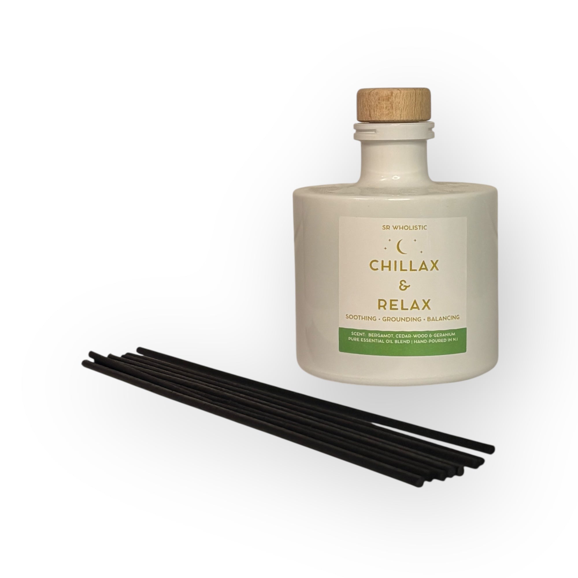 Chillax & Relax Reed Diffuser – Bergamot, Geranium & Cedarwood | 200ml