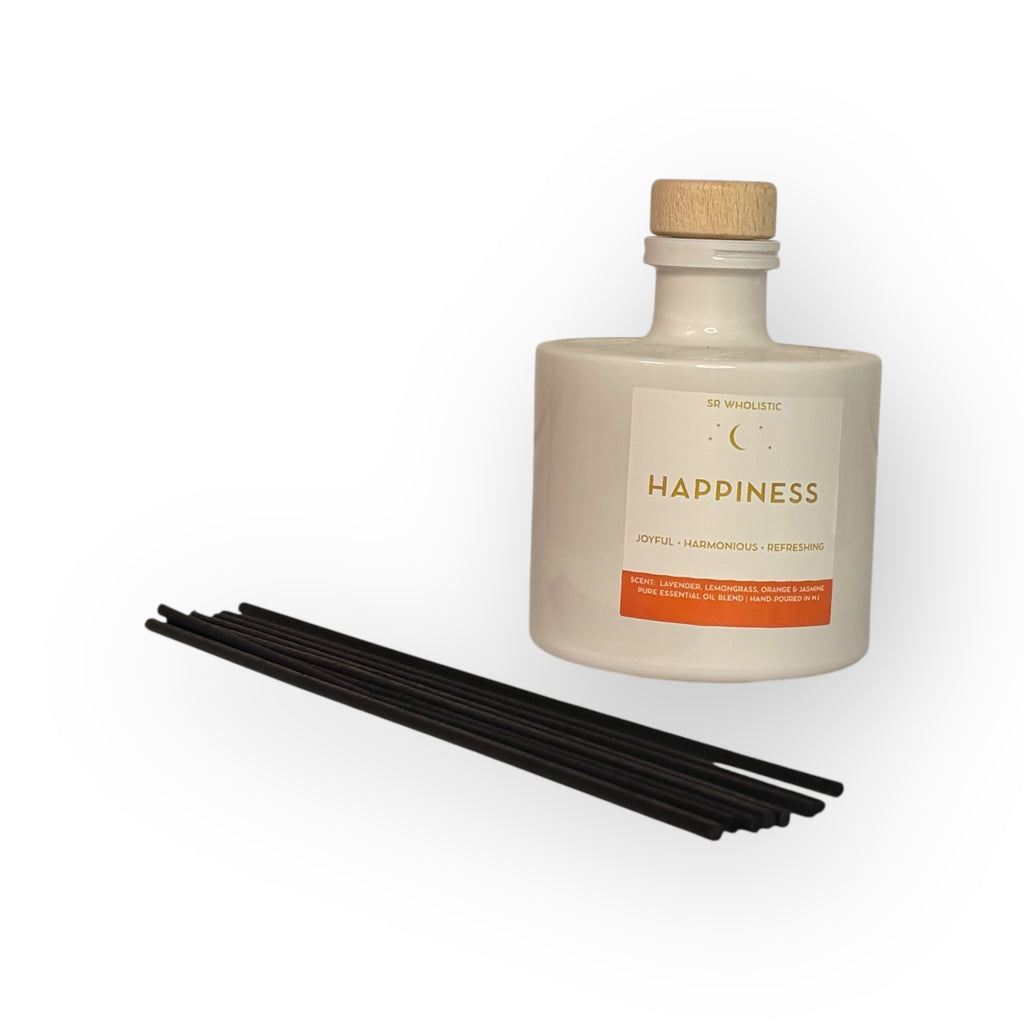 Happiness Reed Diffuser – Lemongrass, Jasmine, Orange & Lavender | 200ml