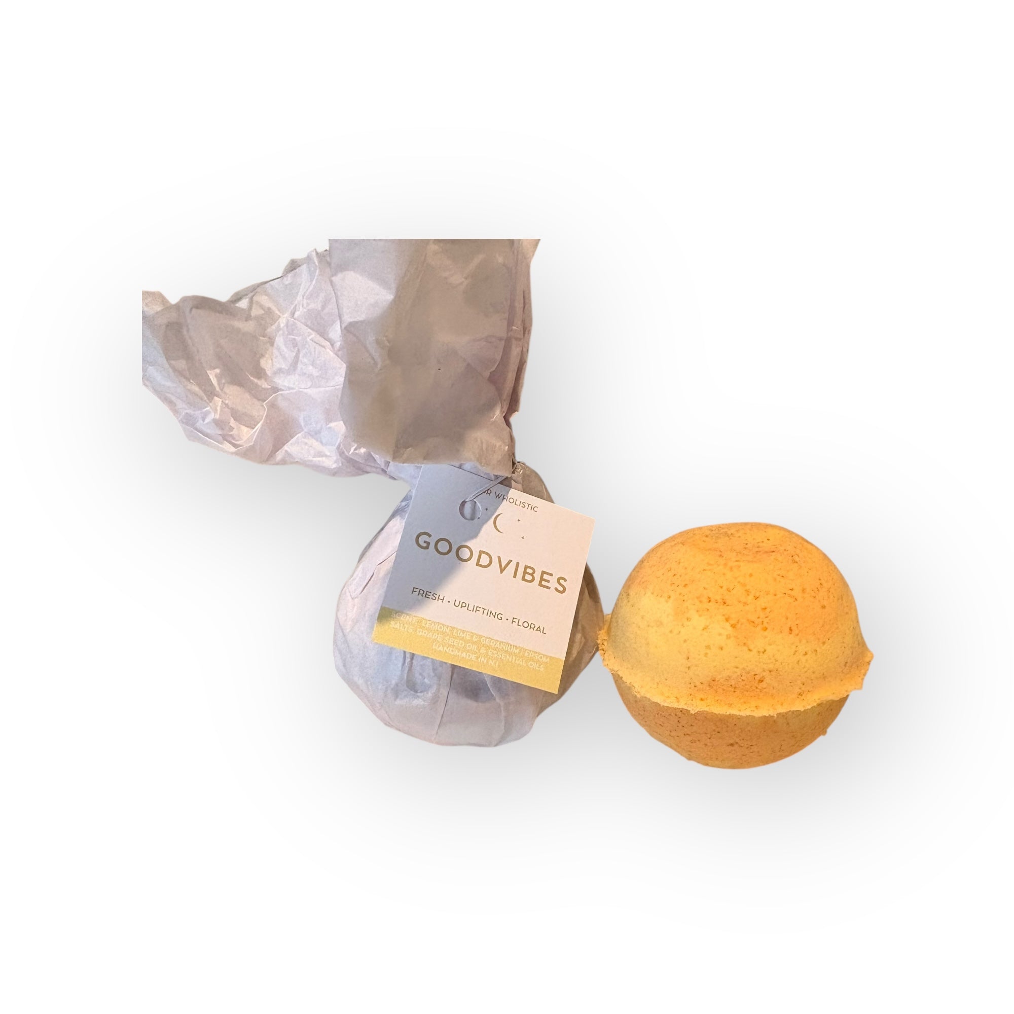 "Good Vibes" Aromatherapy Bath Bomb