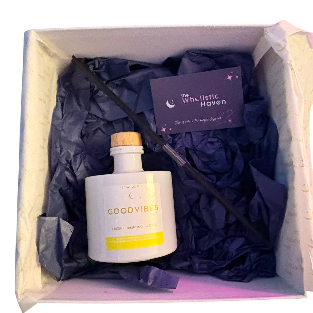 Goodvibes Essential Oil Reed Diffuser – Lemon, Lime & Geranium 200ml