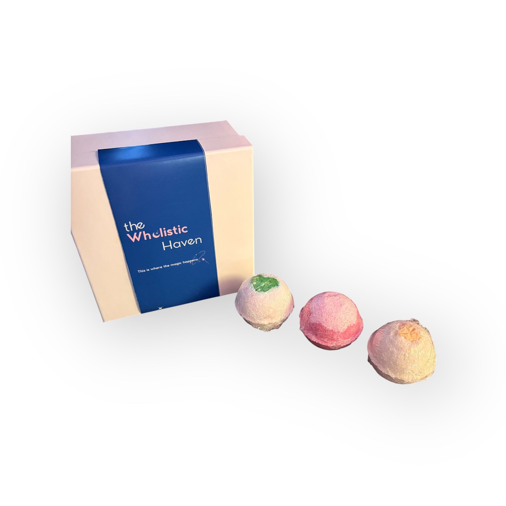 Christmas Bath Bomb Trio – Snowman, Santa Baby & Silent Night