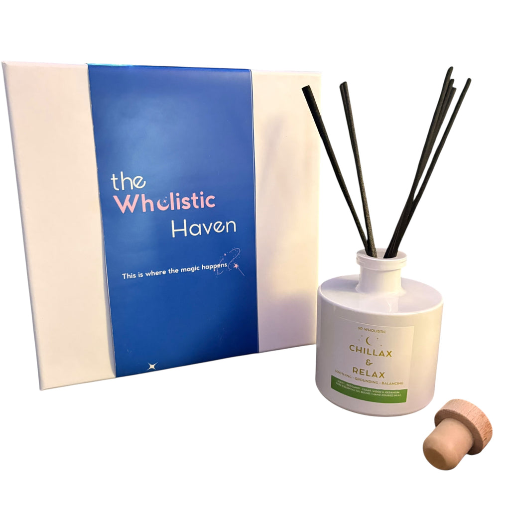 Chillax & Relax Reed Diffuser – Bergamot, Geranium & Cedarwood | 200ml