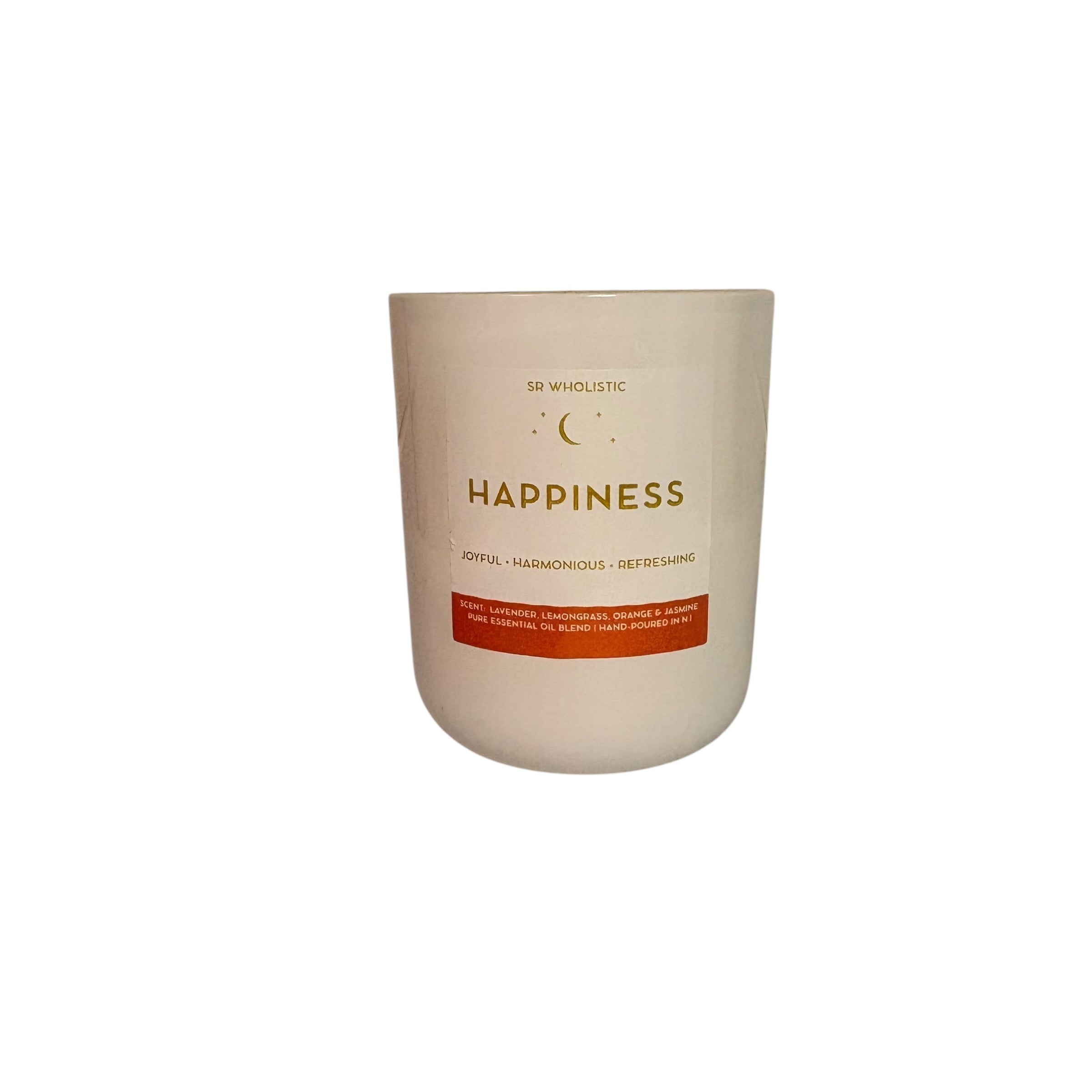 "Happiness" Aromatherapy Soy Wax Candle