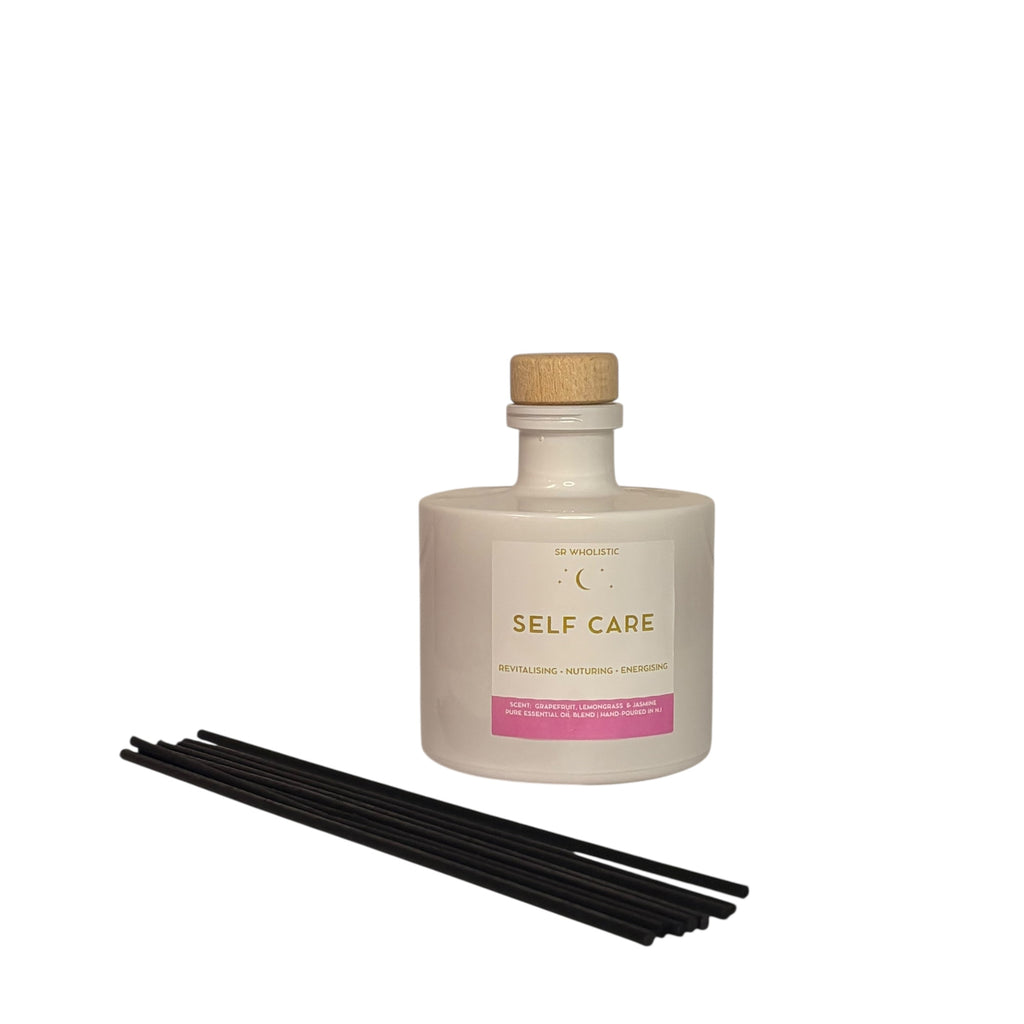 Self Care Candle & Reed Diffuser Set – Jasmine, Lemongrass & Grapefruit