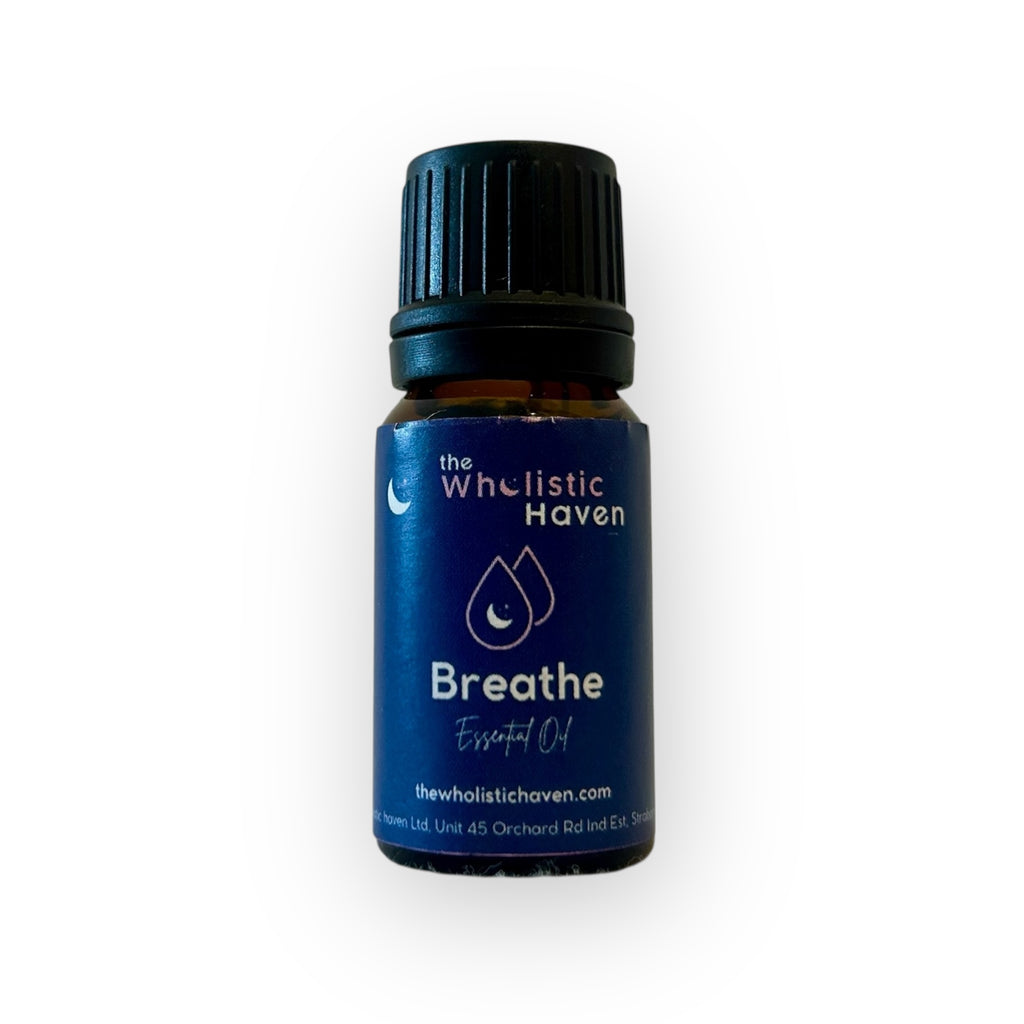 Breathe Essential Oil Blend – Peppermint, Lemon & Eucalyptus | 10ml Revitalising blend