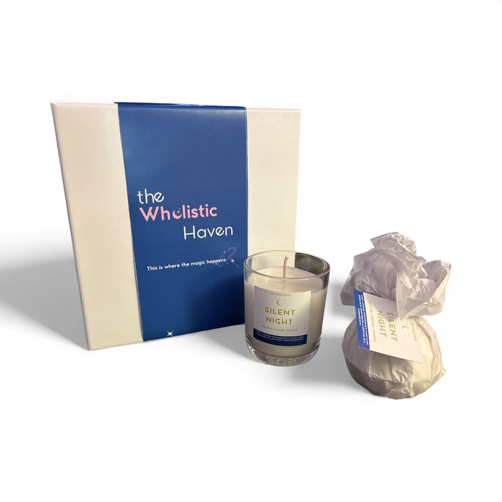Silent Night - Candle, Bath bomb  Gift Set