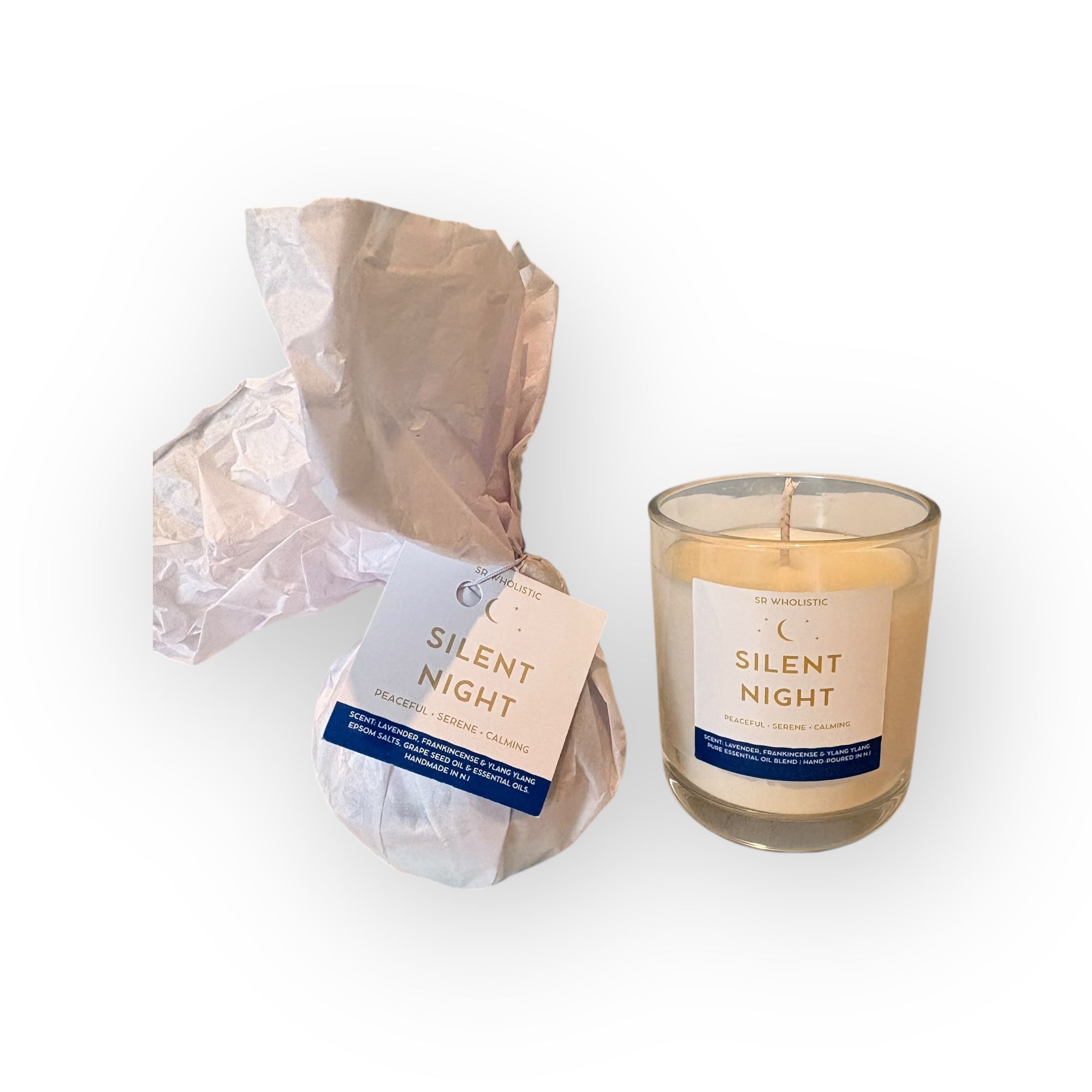 Silent Night Candle & Bath Bomb
