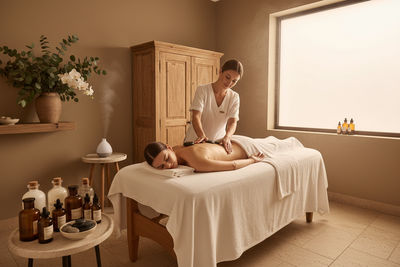 put a person in getting a treatment