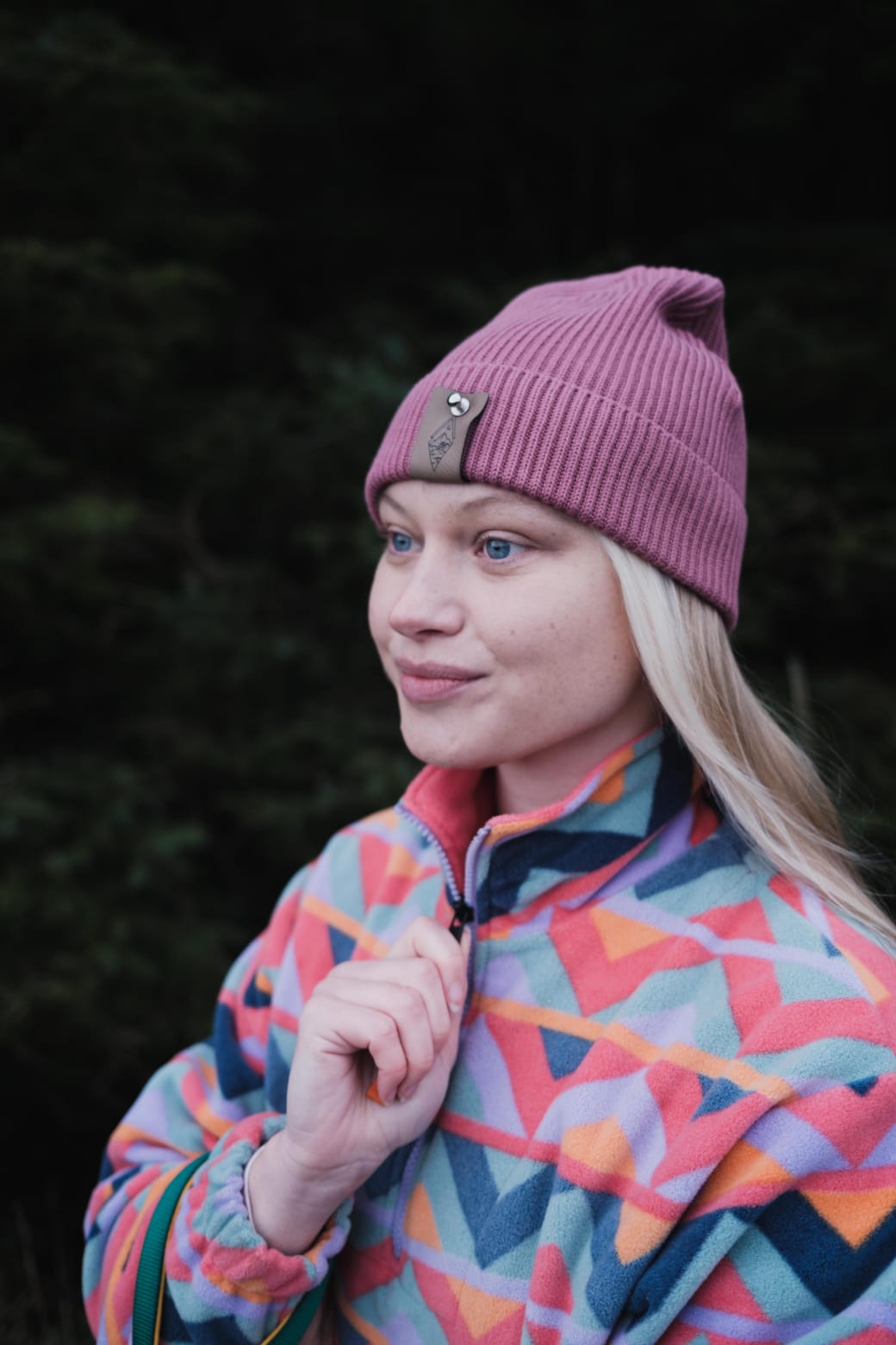 Hooked On The High - Organic Fisherman Beanie’s - Hibiscus Rose