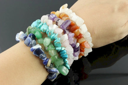 Chipped Gemstone Bracelets